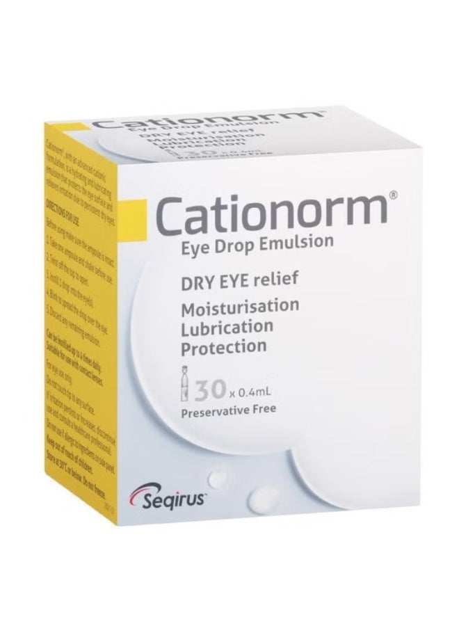 قطرات للعين للاستخدام مرة واحدة (0.4 مل × 30 قارورة)